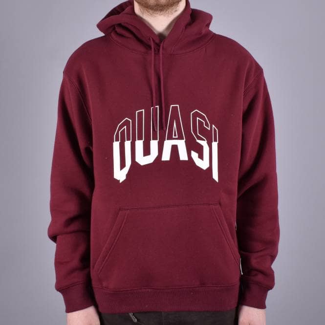 Quasi Skateboards Arch Pullover Hoodie - Burgundy