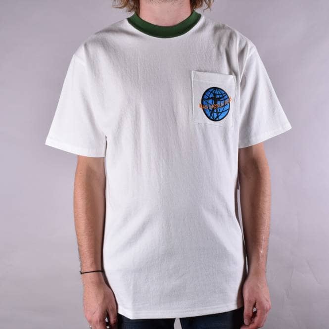 Quasi Skateboards QWP Custom Pocket T-Shirt - White/Green