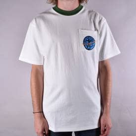 QWP Custom Pocket T-Shirt - White/Green