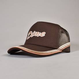 Race Snapback Trucker Cap - Brown