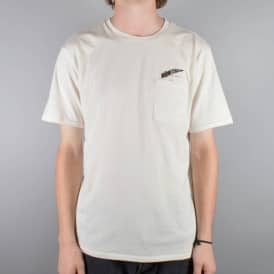 Ray Premium Pocket T-Shirt - Cream