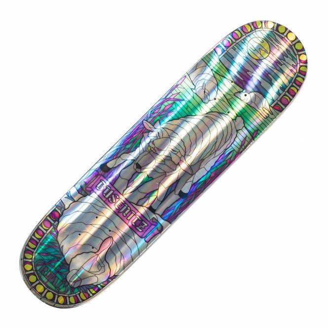 Real Skateboards Dennis Holographic Cathedral Skateboard Deck 8.38''