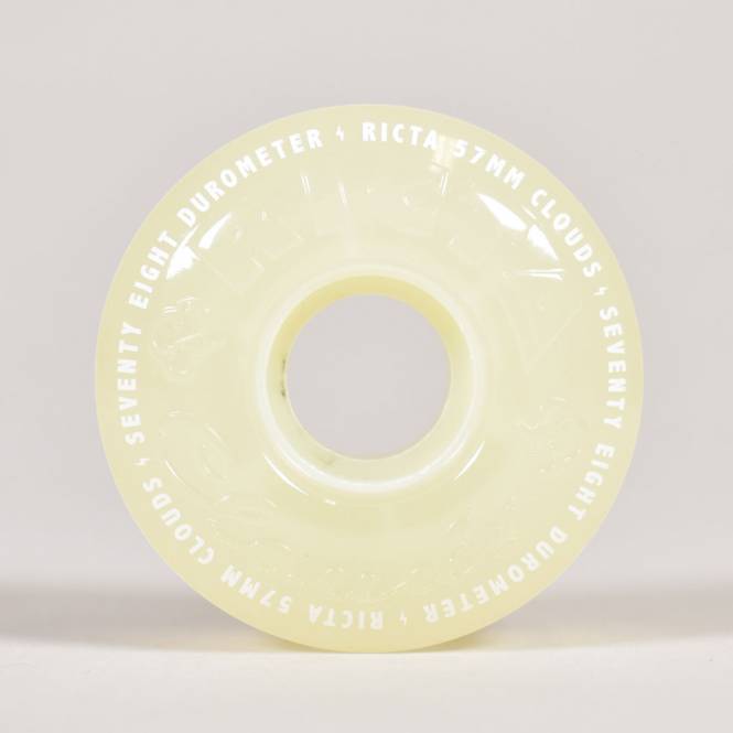 Ricta Wheels Clouds GITD 78A (Aqua) Skateboard Wheels 57mm