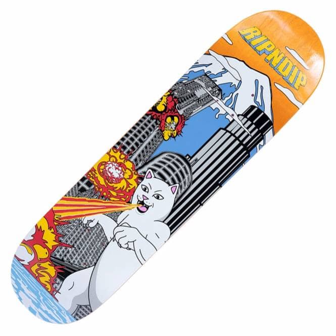 Rip N Dip Nermzilla (Orange) Skateboard Deck 8.5''