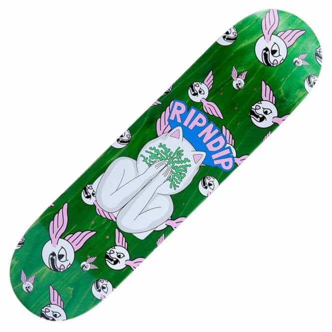 Rip N Dip Overthinking (Green) Skateboard Deck 8.0''