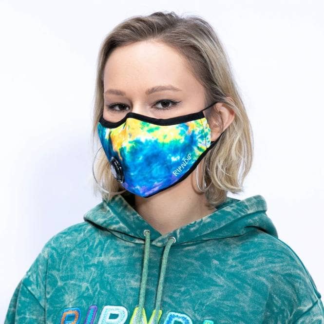 Rip N Dip Tie Dye Ventilated Face Mask - Multi
