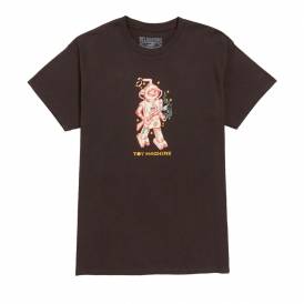 Robot Sect Skate T-Shirt - Brown