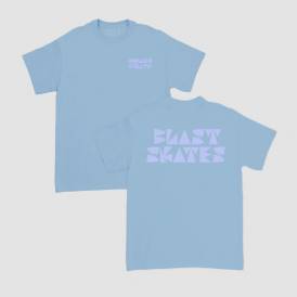 Roller 'Earth' Surfer Skate T-Shirt - Blue