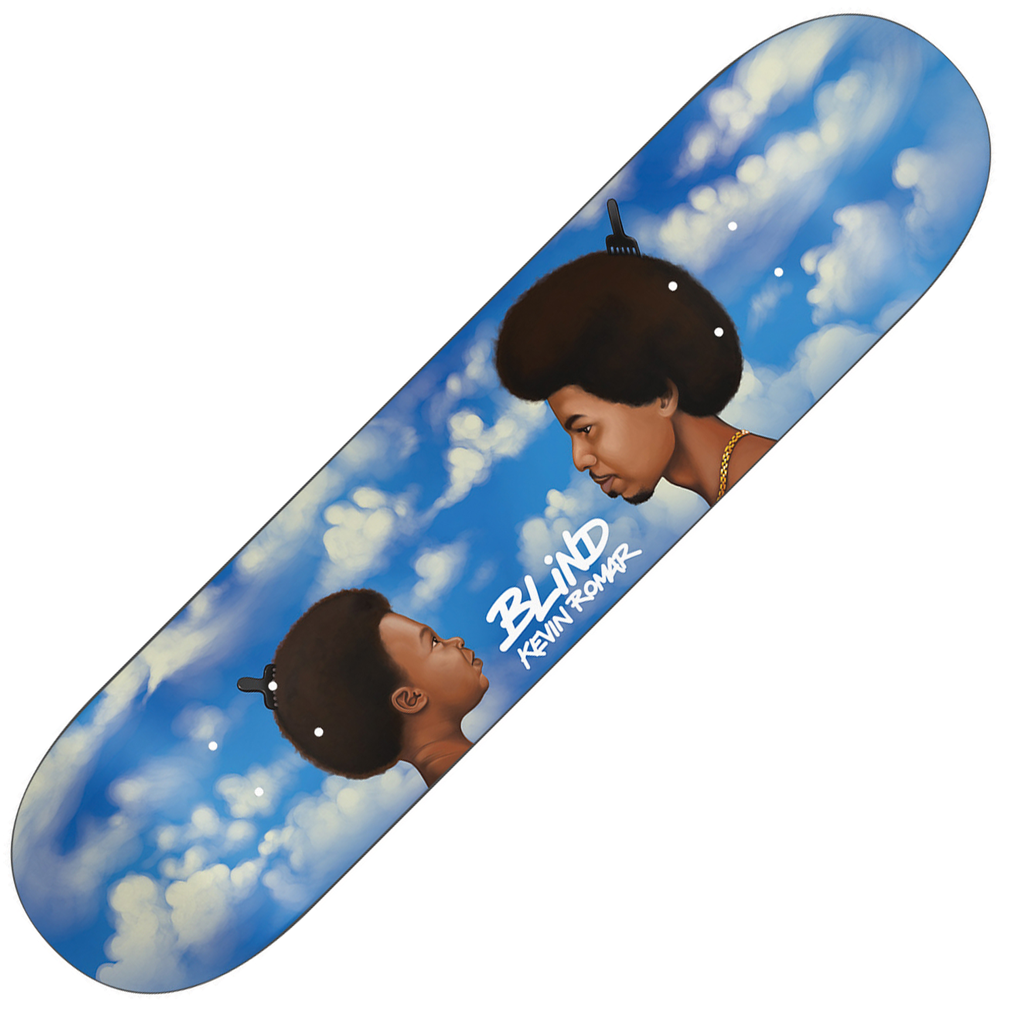 Planche De Skate Blind Signée Kevin Romar - Modèle "Eternal Life" - Neuf Avec Défauts Mineurs - Collector