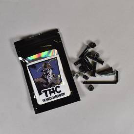 Rorshach (Silver) Skateboard Bolts - 1" Allen
