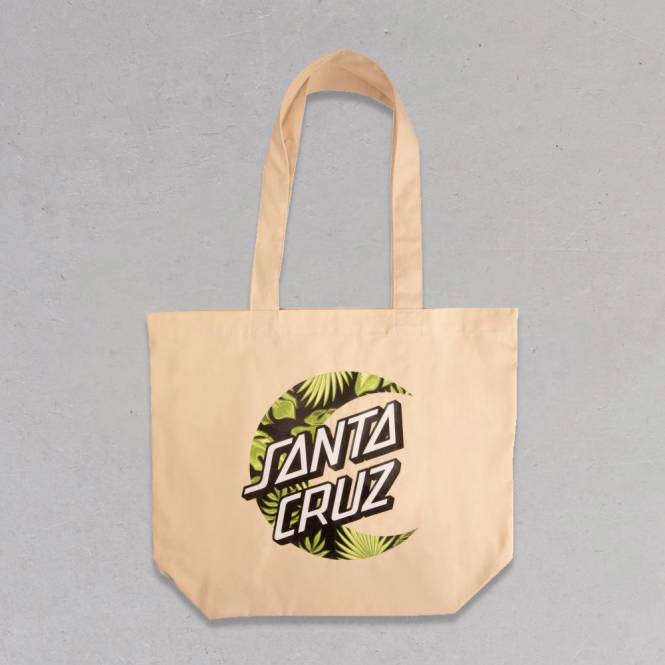 Santa Cruz Skateboards Cabana Moon Dot Tote Bag - Natural