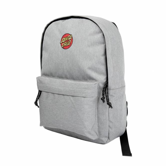 Santa Cruz Skateboards Classic Dot Backpack - Stone Grey