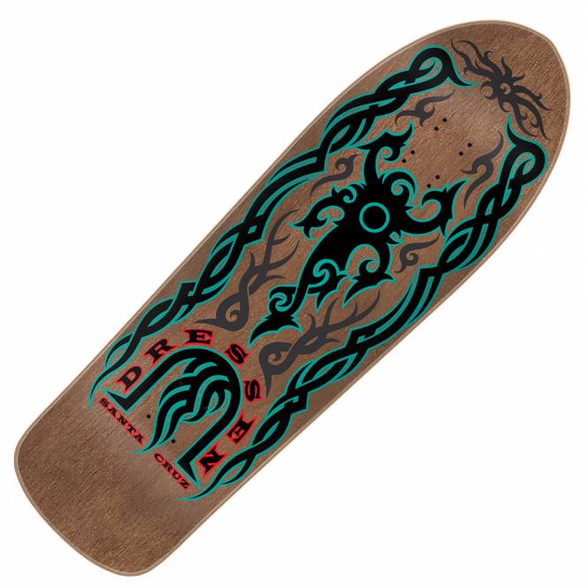 Santa Cruz Skateboards Eric Dressen Tribal Reissue Skateboard Deck 9.9
