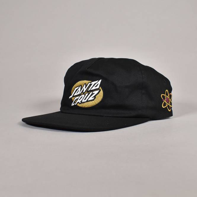 Santa Cruz Skateboards Knibbs Cryptic Snapback Cap - Black