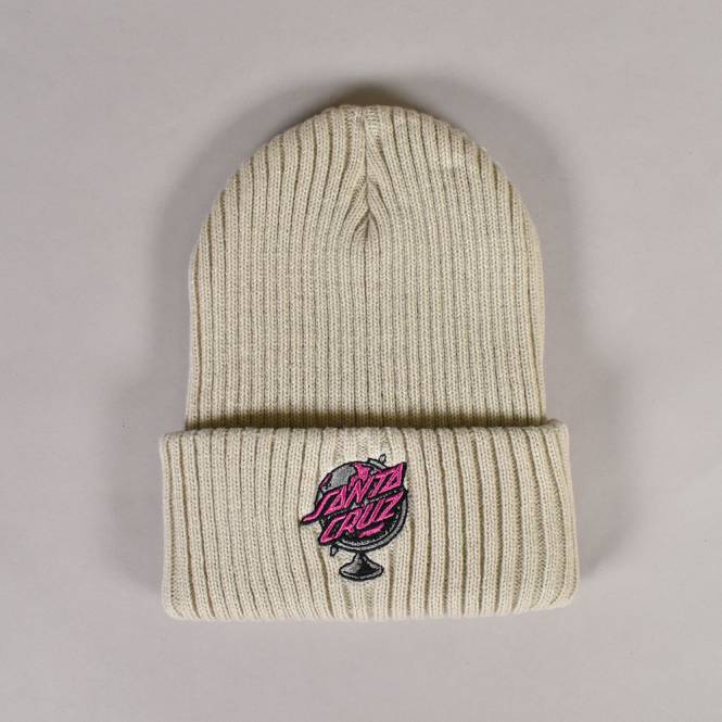Santa Cruz Skateboards Knibbs Cryptic World Beanie - Warm Grey