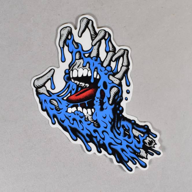 Santa Cruz Skateboards Melting Hand Sticker - 4'' x 5''