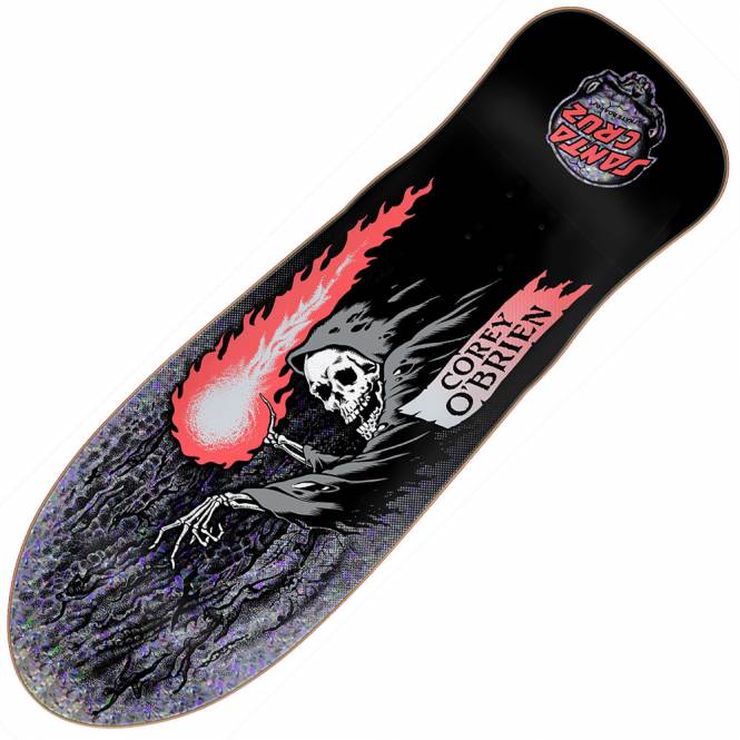 Santa Cruz Skateboards O'Brien Reaper Kaleidoscope Reissue Skateboard Deck 9.85