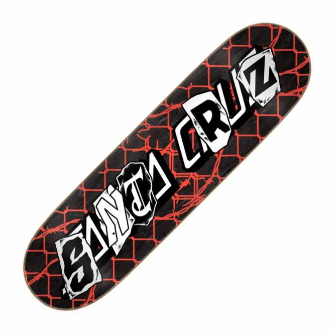 Santa Cruz Skateboards Pay Off Strip Birch Skateboard Deck 8.5''