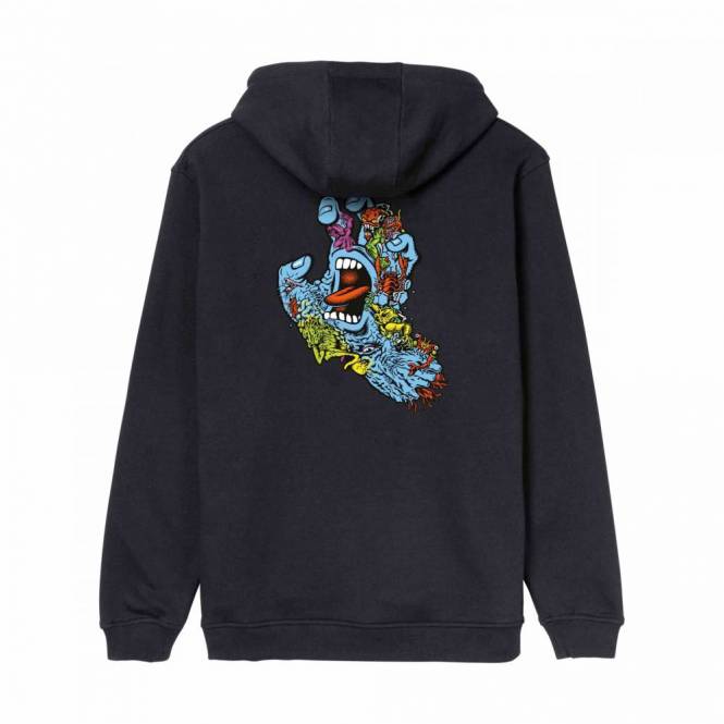 Santa Cruz Skateboards Roskopp Screaming Five Hood - Black 
