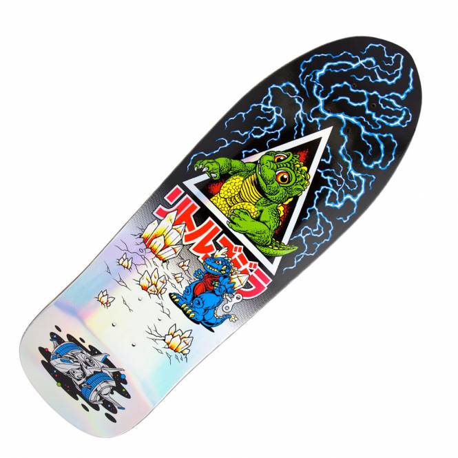 Santa Cruz Skateboards x Godzilla Jr. Natas Skateboard Deck 9.89''