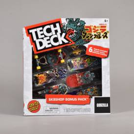 Santa Cruz x Godzilla Sk8 Shop Fingerboard Set