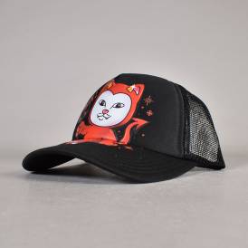 Scary Cute Snapback Trucker Cap - Black