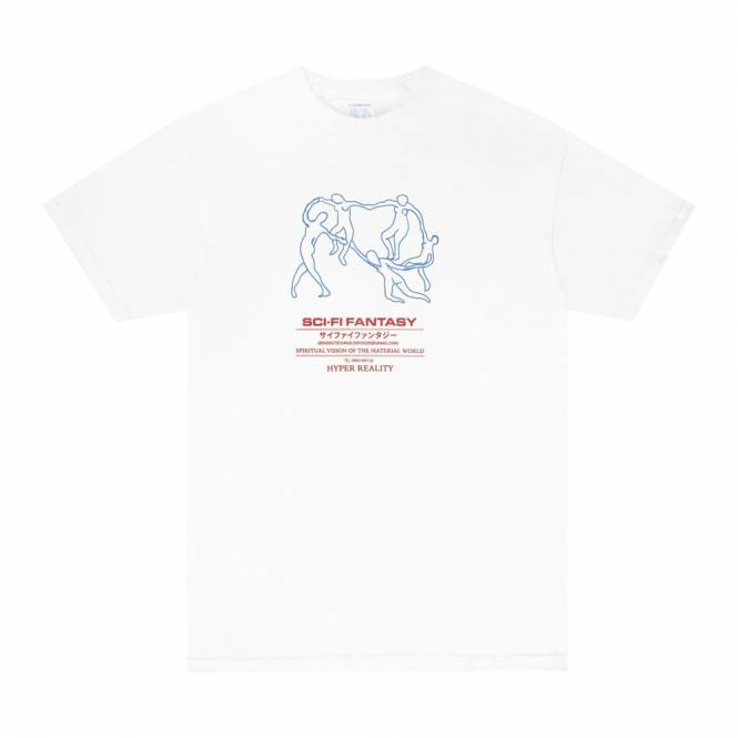 Sci-Fi Fantasy Dance Skate T-Shirt - White