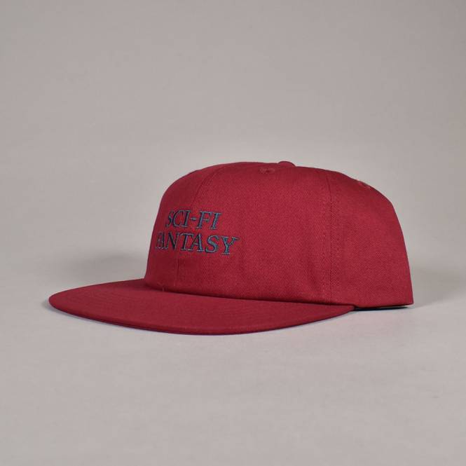 Sci-Fi Fantasy Herringbone Logo Snapback Cap - Cardinal