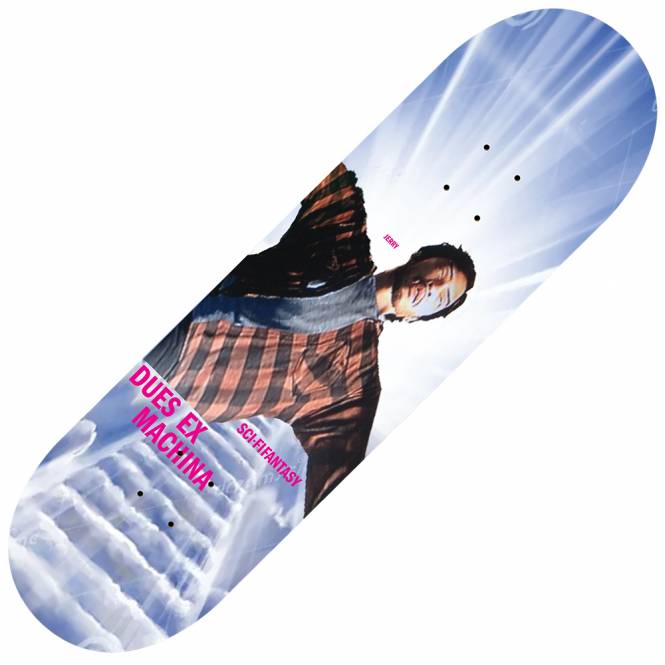 Sci-Fi Fantasy Jerry Hsu Deus Ex Machina Skateboard Deck 8.25