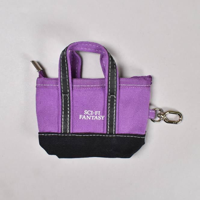 Sci-Fi Fantasy Tote Keychain- Purple