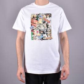 Scrapbook Skate T-Shirt - White 
