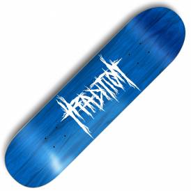 Scrawl (Blue Stain) Skateboard Deck 8.38"