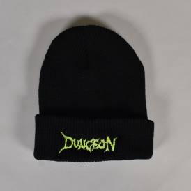 Scrawl Logo Beanie - Black/Green