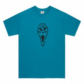 Screamer Skate T-Shirt - Aqua Blue