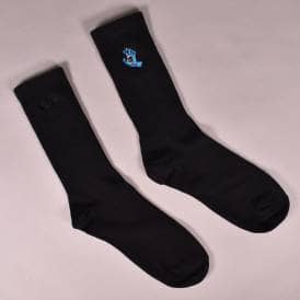 Screaming Mini Hand Socks - Black