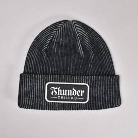 Script Patch Beanie - Grey/Black