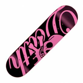 Script (Popsicle²) Black/Pink Skateboard Deck 8.0''