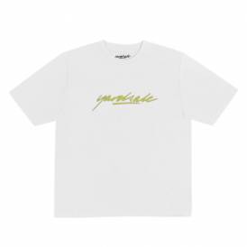 Script Skate T-Shirt - White