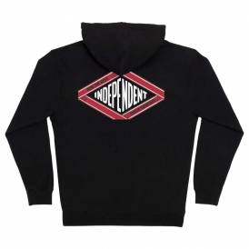 Scroll 2 Zip Hood - Black