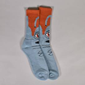 Sect Hug Sock - Grey/Rust