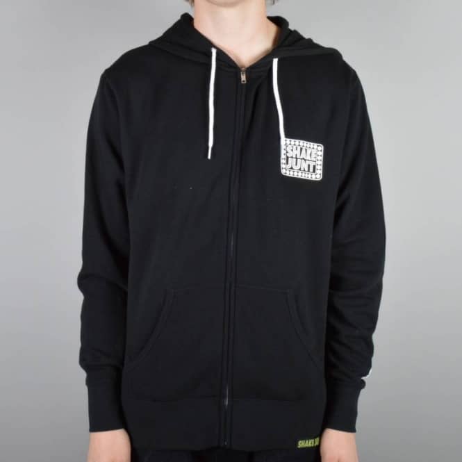 Shake Junt Box Logo Zip Hoodie - Black