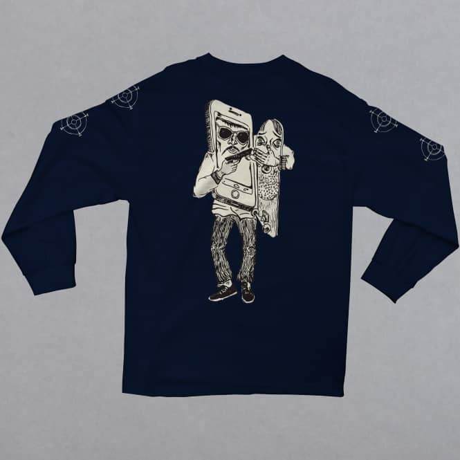 Shake Junt Hostage Crisis Longsleeve T-Shirt - Navy
