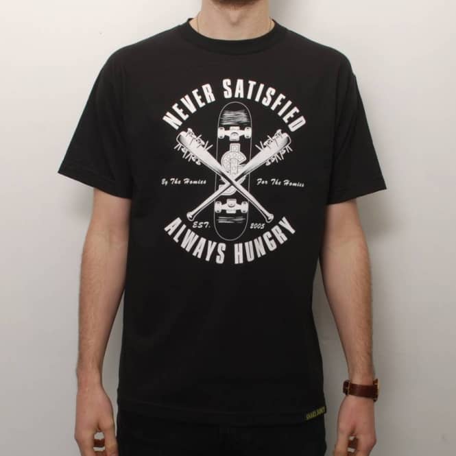 Shake Junt Shake Junt Satisfied Skate T-Shirt - Black