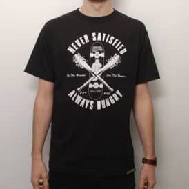 Shake Junt Satisfied Skate T-Shirt - Black