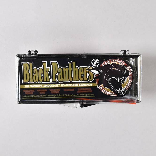 Shortys Black Panther ABEC3 (Black) Skateboard Bearings
