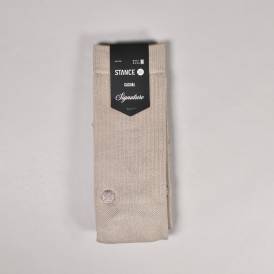 Signature Crew Socks - String Grey 