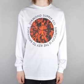 Simplicity Long Sleeve T-Shirt - White/Red