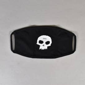 Single Skull Face Mask - Black