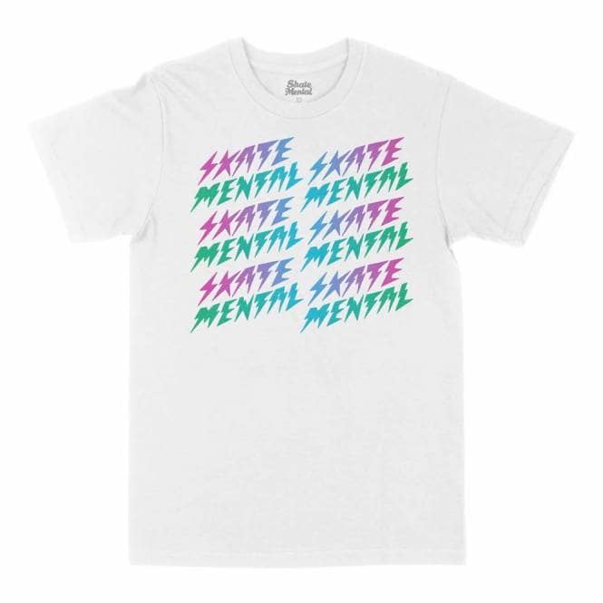 Skate Mental Bolts Skate T-Shirt - White