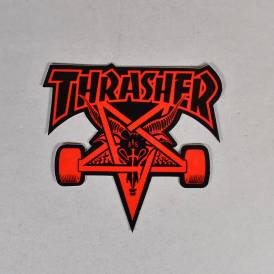 Skategoat (Red/Black Outline) Sticker - 4'' x 3.75''